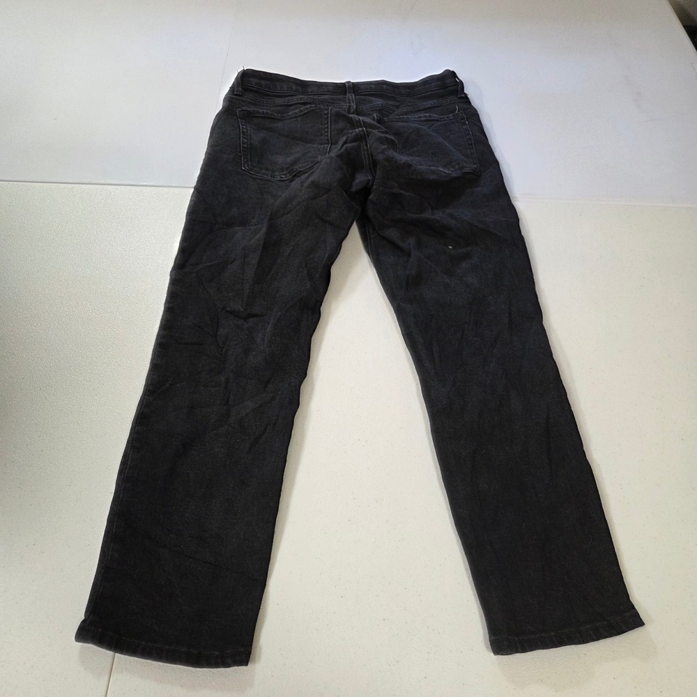 Old Navy Maternity OG Straight Jeans Black Low Panel Stretch Denim Size 8 - Picture 6 of 6